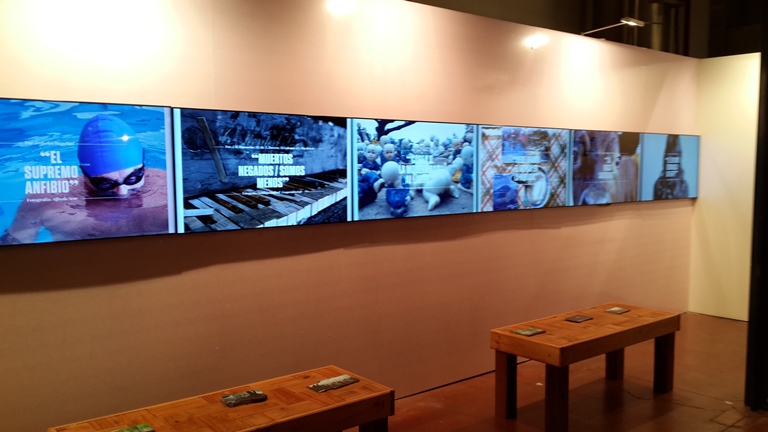 Videowall 6x1 horizontal